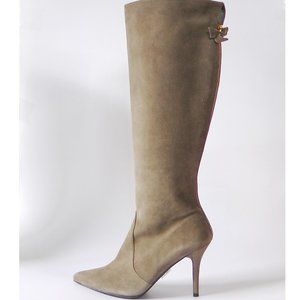 NEW Stuart Weitzman Sohot Suede Heeled Boots